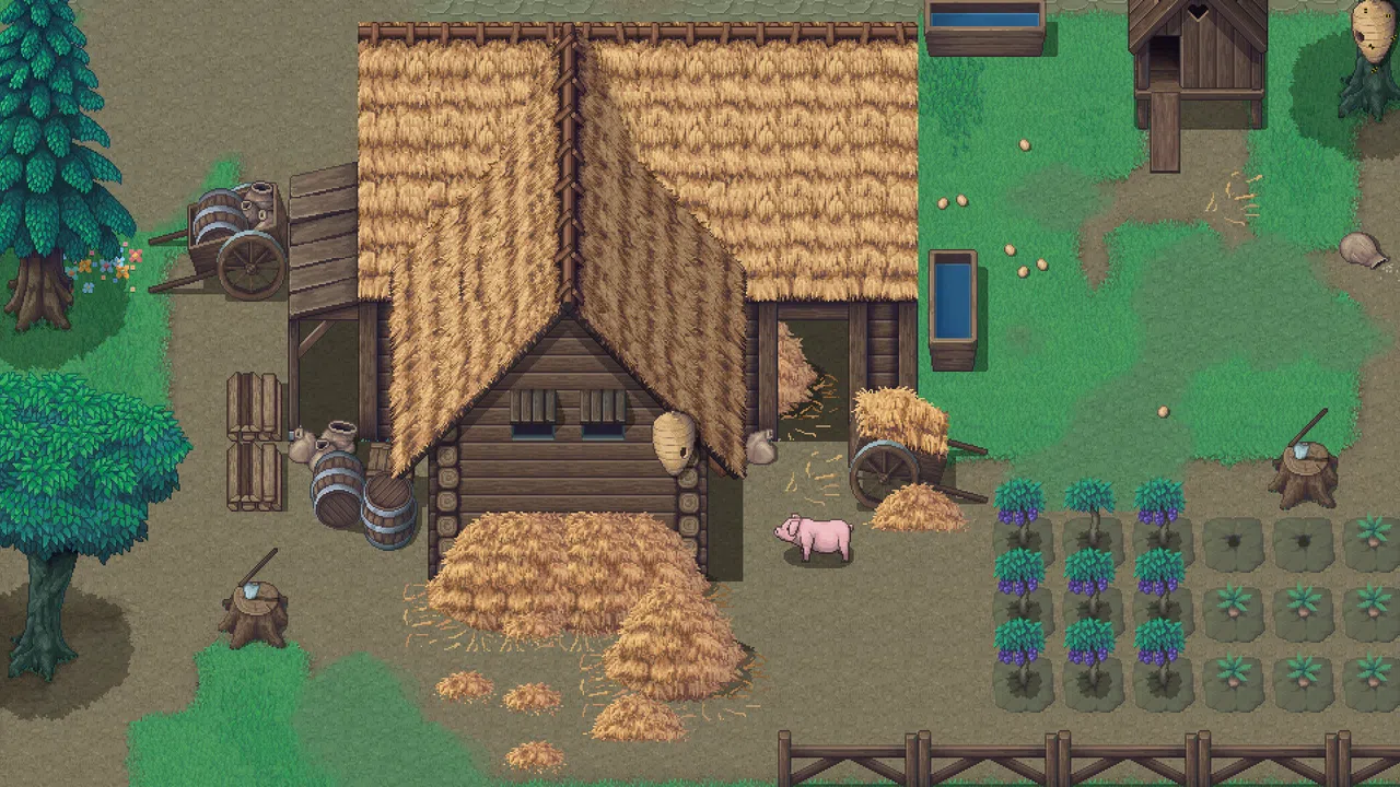 RPG Maker MV - Winlu Fantasy Exterior Add-on: Farm Tiles Screenshot 2