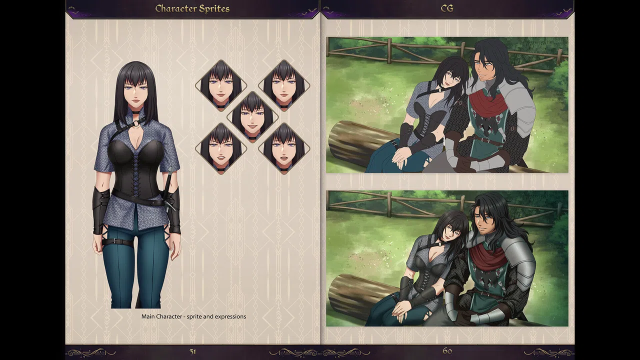 Demonheart: The Cursed Trial - Artbook Screenshot 1
