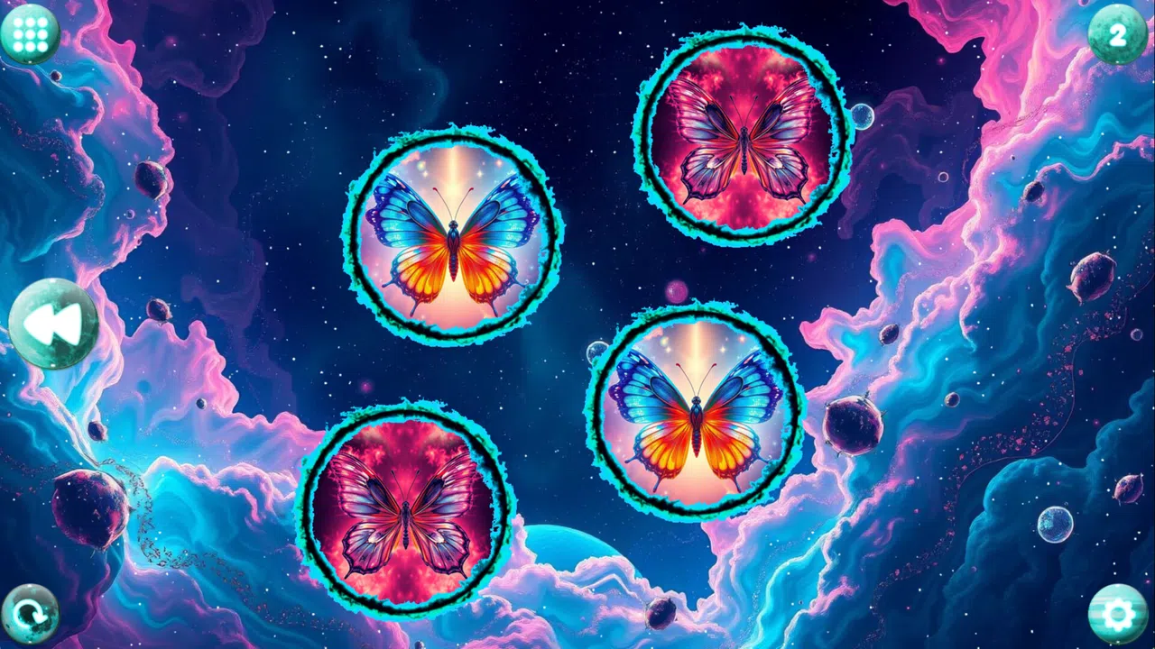 Space Memory: Butterflies Screenshot 0
