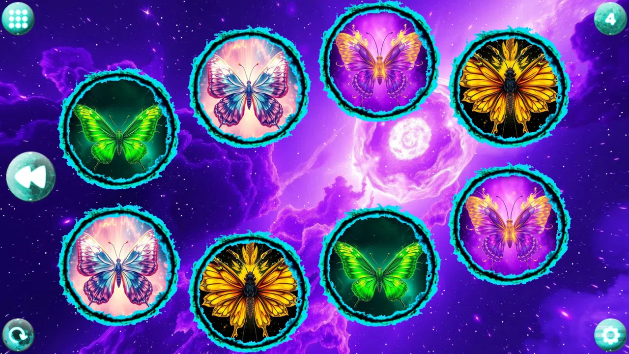 Space Memory: Butterflies Screenshot 2