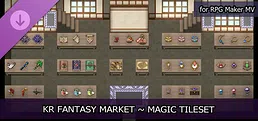 RPG Maker MV - KR Fantasy Market - Magic Tileset