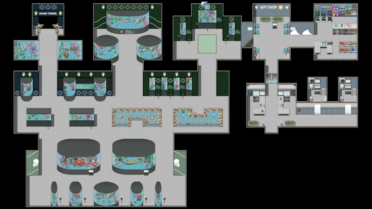 RPG Maker MV - KR Aquarium Tileset Screenshot 1