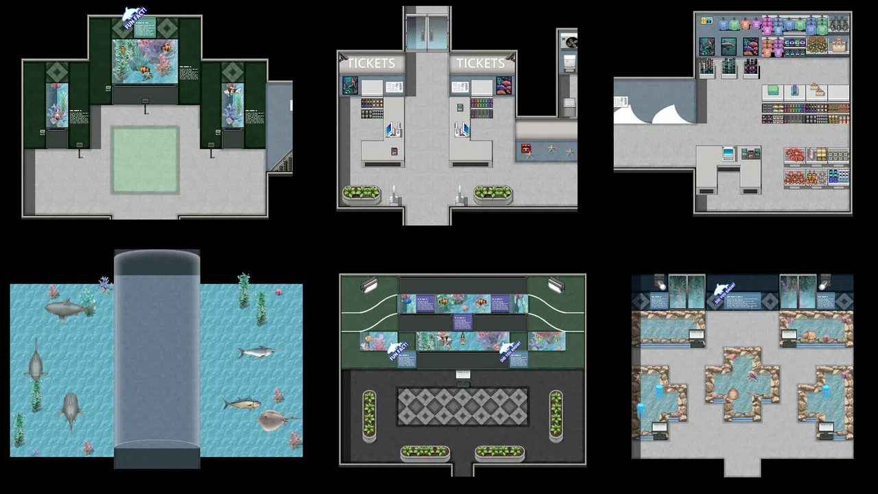 RPG Maker MV - KR Aquarium Tileset Screenshot 2