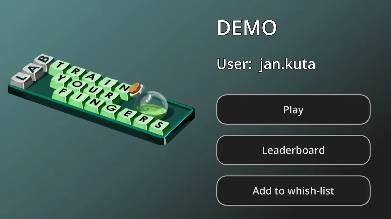 Train Your Fingers - Lab Demo Screenshot 1