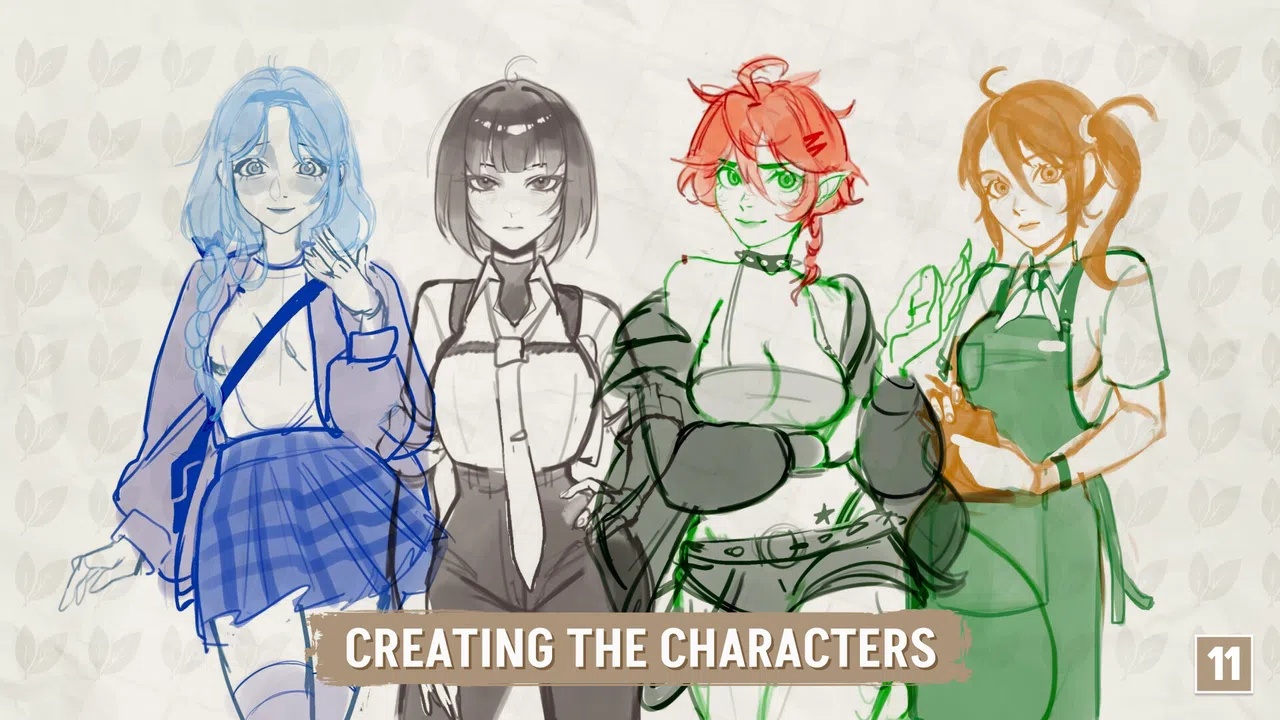 I drink Sorrel Coffee to reboot reality, but I'm being hunted by Monster Girls and armed agents - Artbook and Wallpapers Screenshot 1