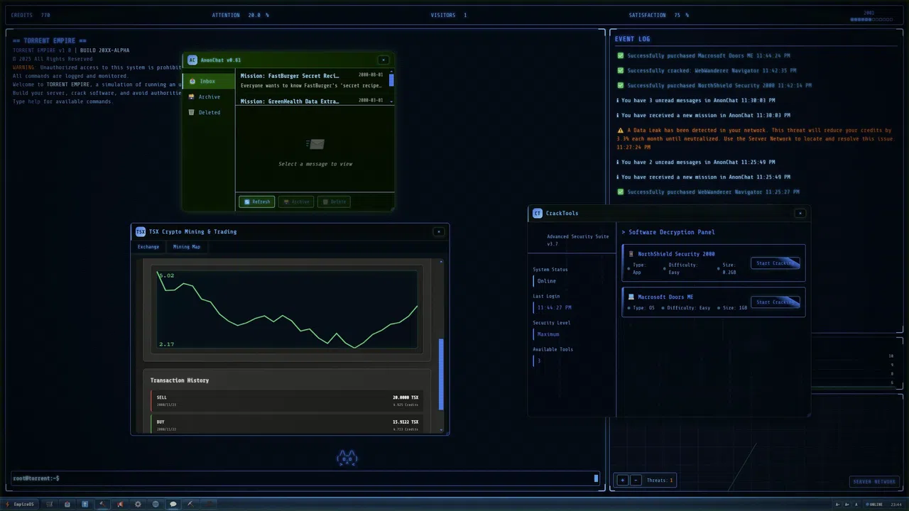 Torrent Empire Screenshot 1