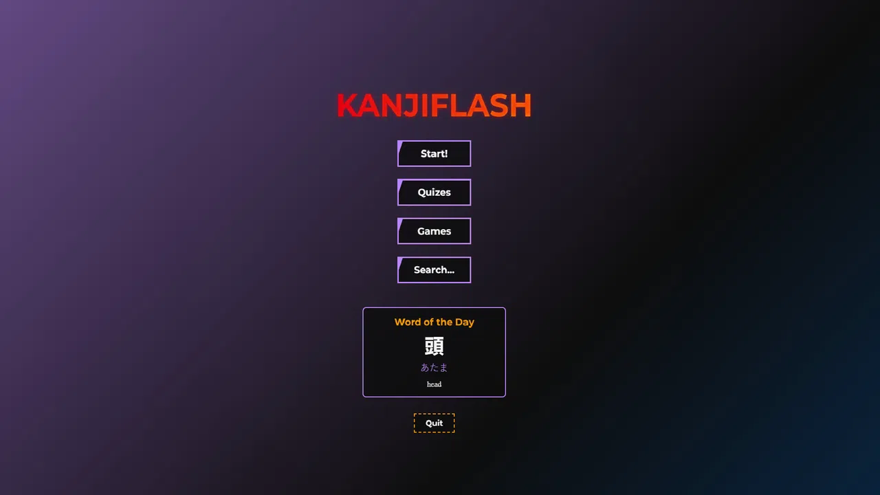 KanjiFlash Screenshot 0