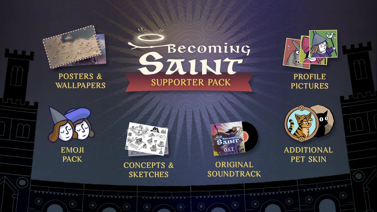 Becoming Saint - Supporter Pack Screenshot 0