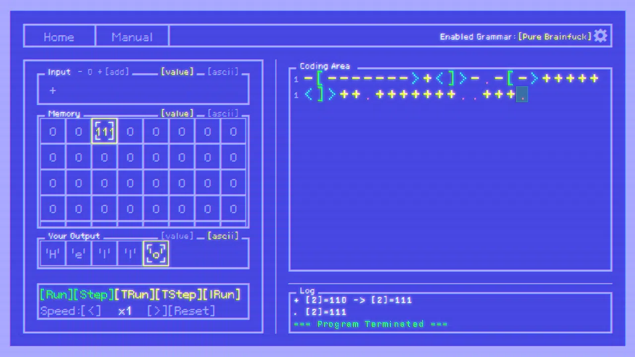 Brainfuck Challenge Screenshot 4