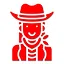 Cowgirl icon