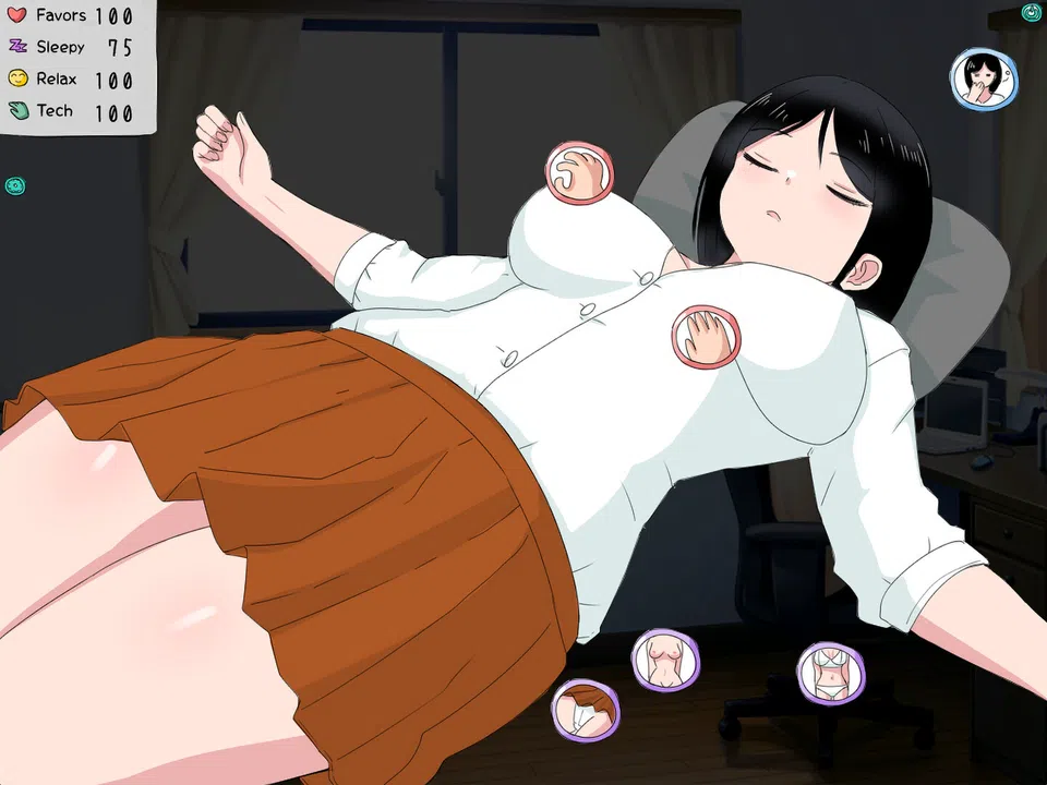 Sleepy sister's friend Screenshot 1