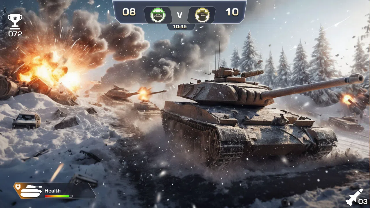 Tank Battle World War Demo Screenshot 1