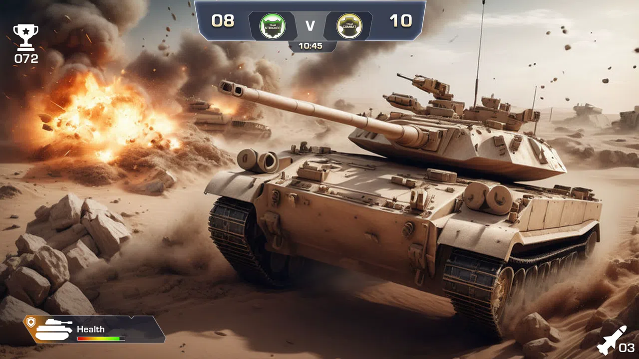 Tank Battle World War Demo Screenshot 0