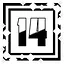 Level 14 icon