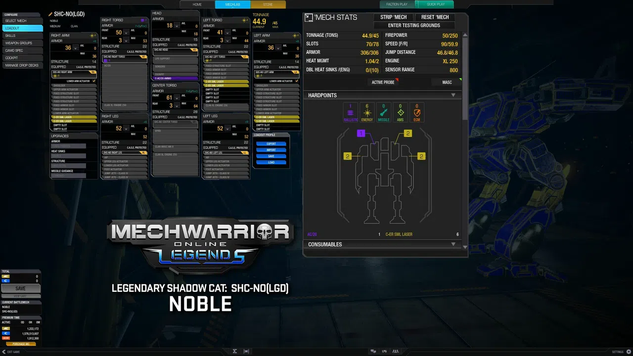 MechWarrior Online™ - Noble Legendary Mech Pack Screenshot 2