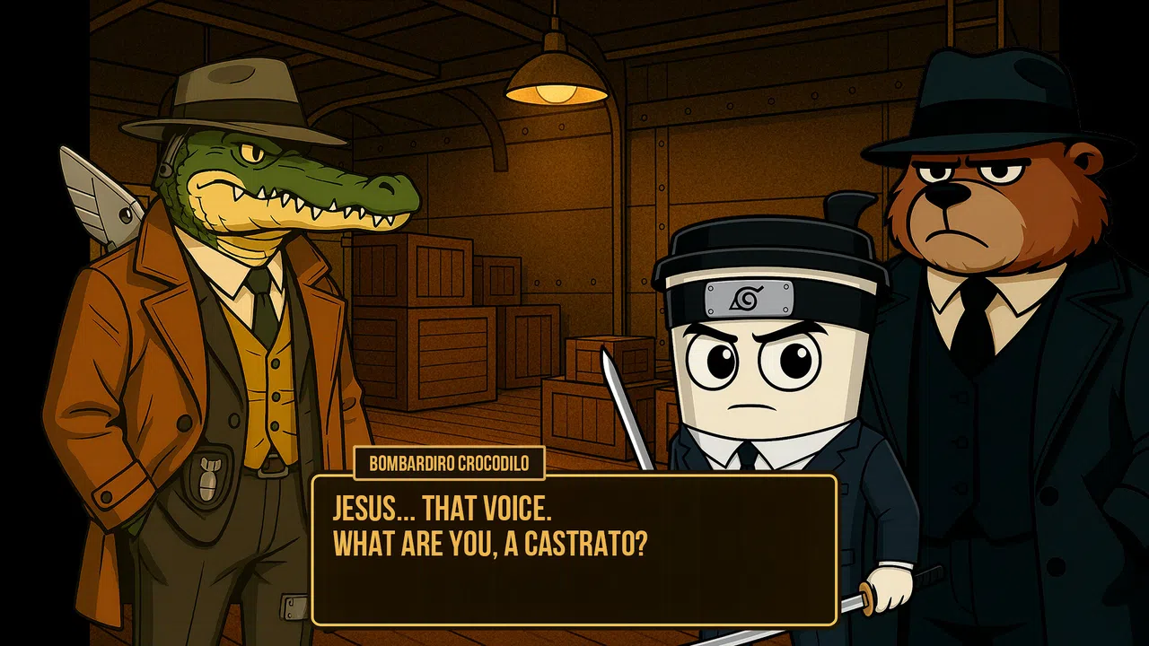 Bombardiro Crocodilo: The Naked Clue Screenshot 2