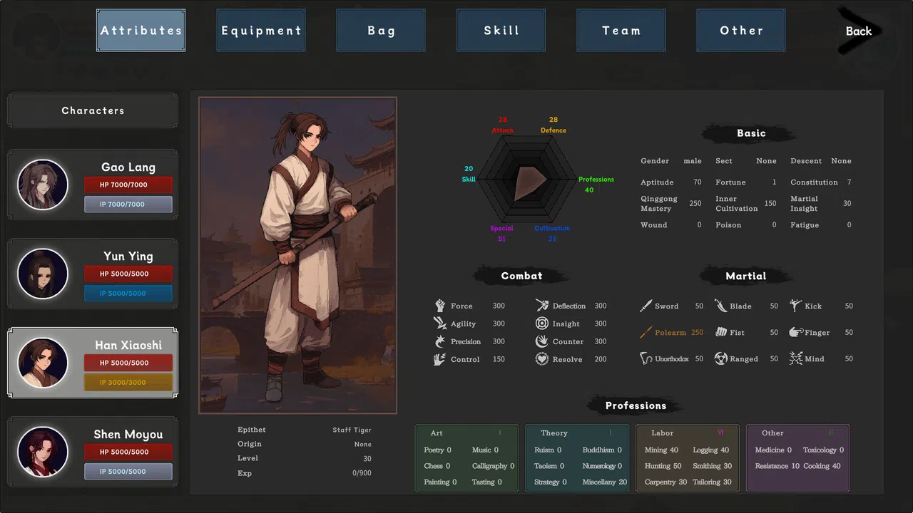 Wuxia Saga: Ten Thousand Paths Demo Screenshot 8
