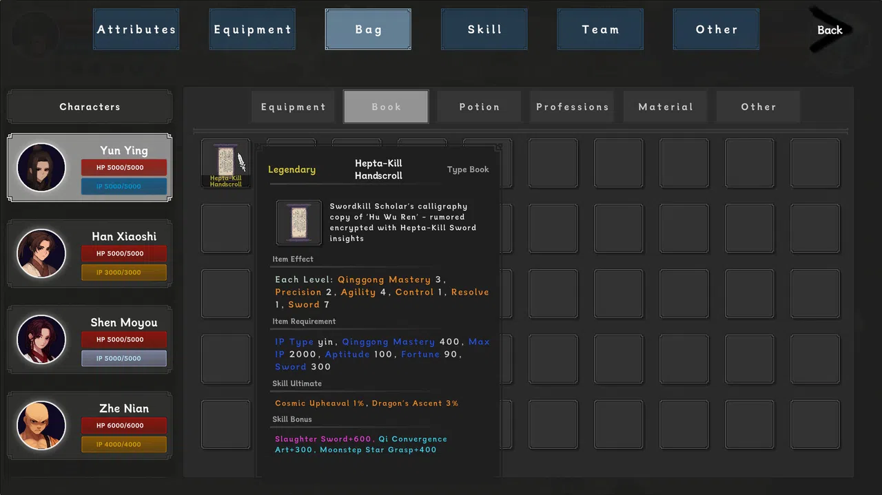Wuxia Saga: Ten Thousand Paths Demo Screenshot 10