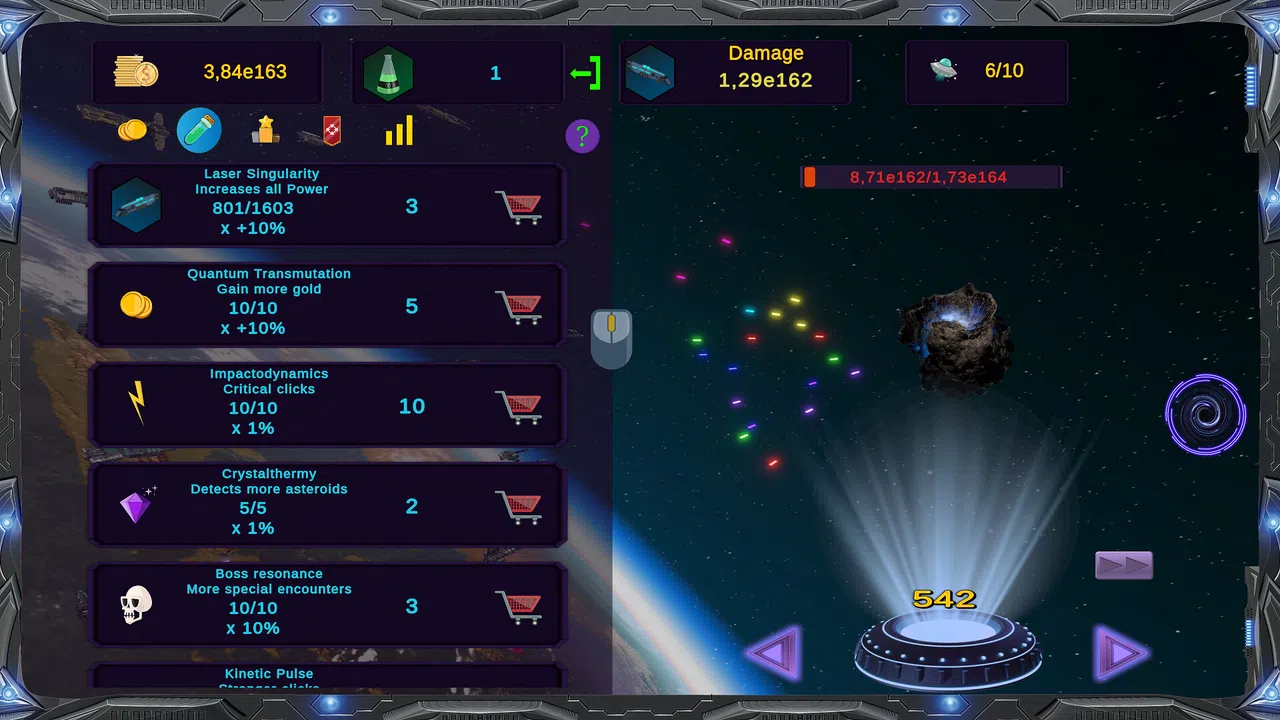 Star Clicker Odyssey Demo Screenshot 2