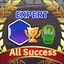 Successfully predict placings in all rounds of Expert Rank icon