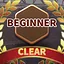 Clear the Beginner Rank icon