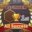 Achieve 1st place in all rounds of the Beginner Rank icon