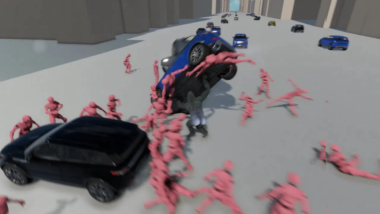 A Gorilla vs 100 Men Simulator Screenshot 1