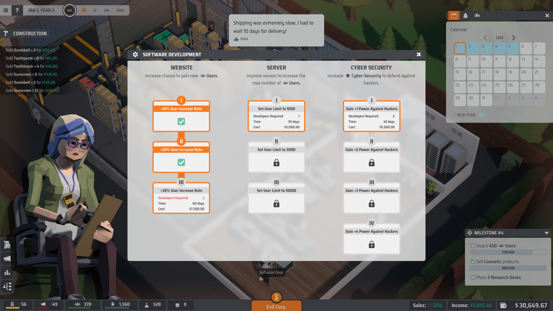 E-Shop Tycoon Demo Screenshot 6