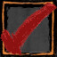 The End icon