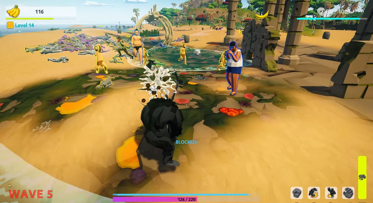 The Showdown: Gorilla vs 100 Screenshot 7
