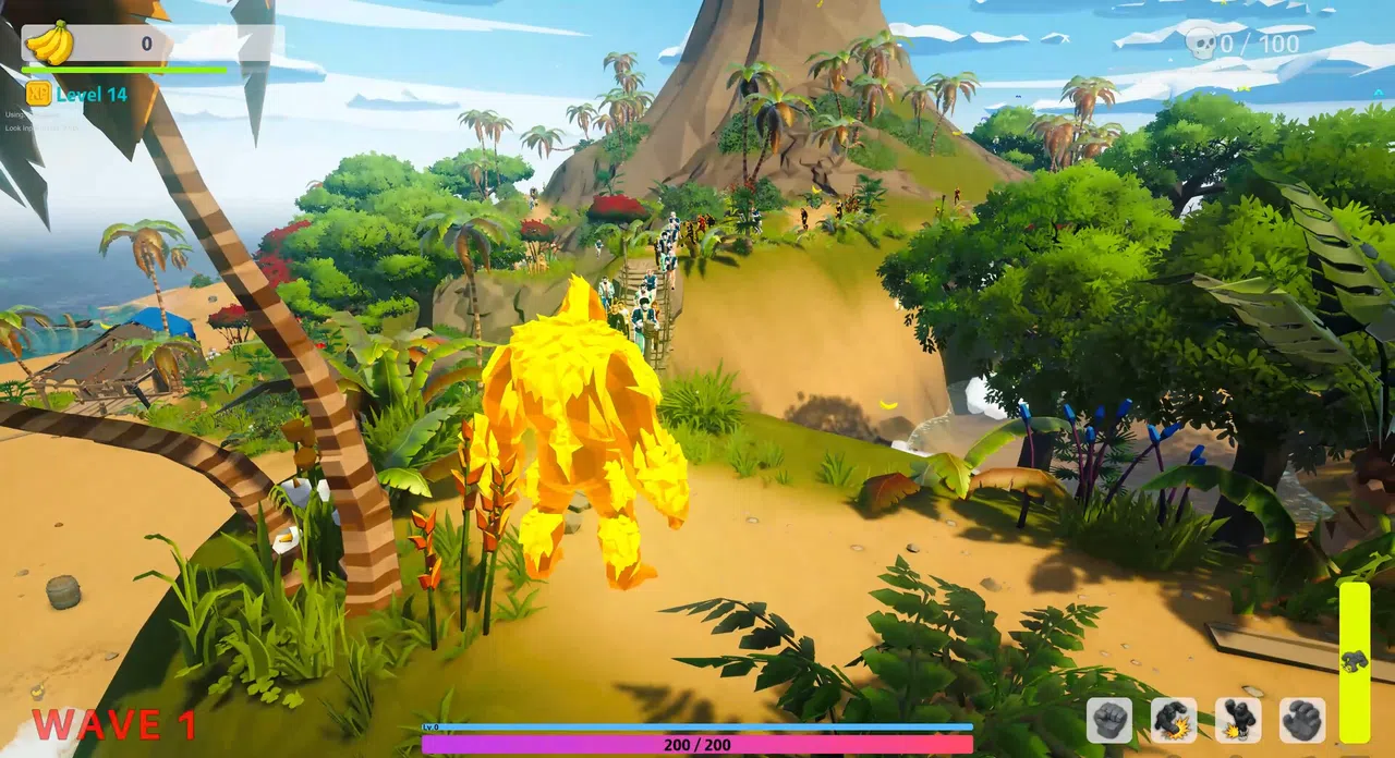 The Showdown: Gorilla vs 100 Screenshot 4