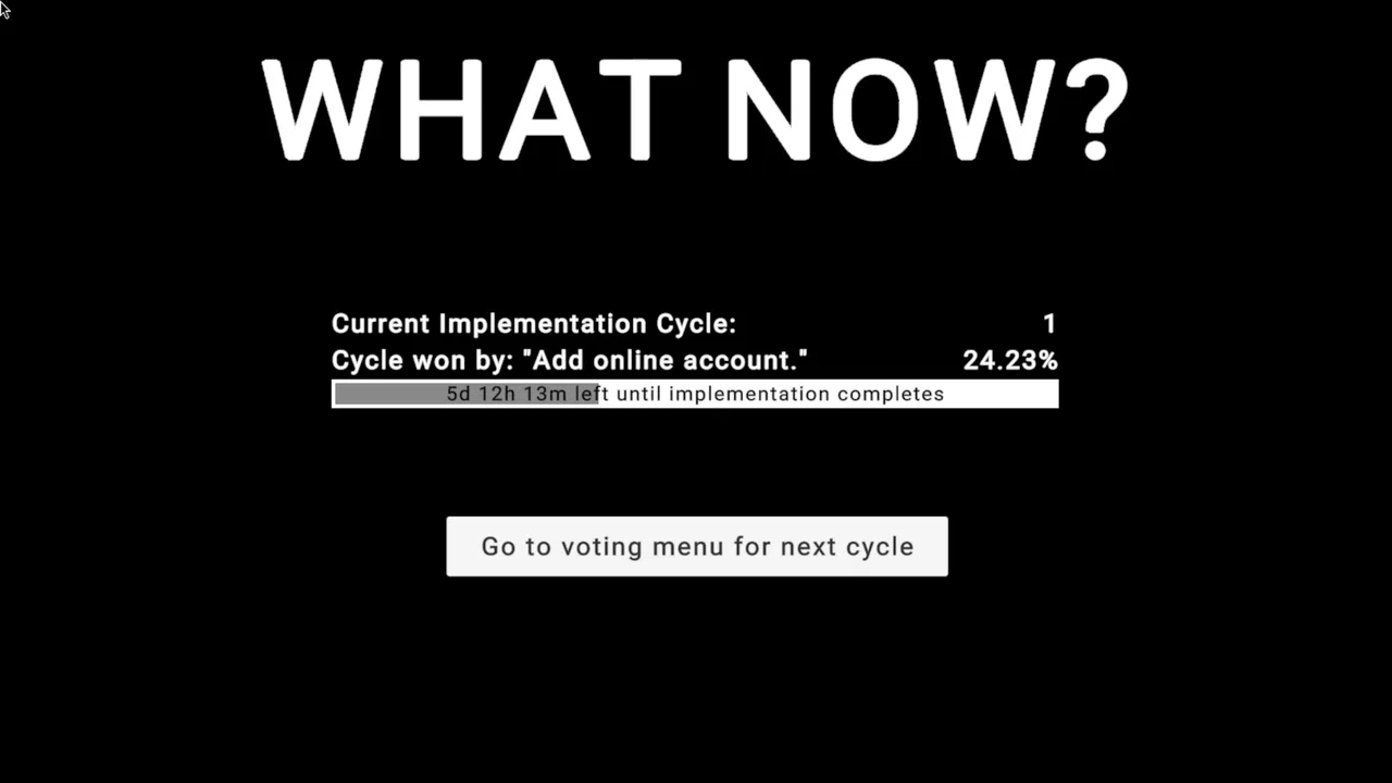 WHAT NOW? - The Social Experiment Game Screenshot 1