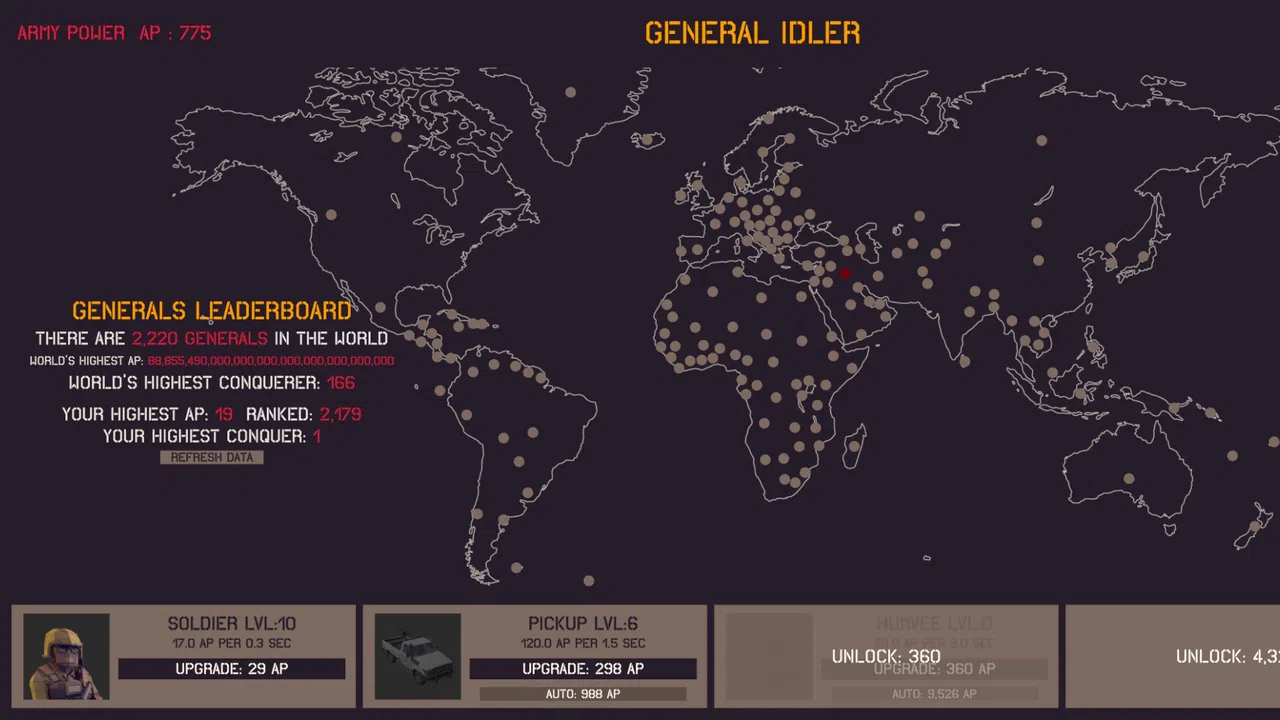 GENERAL IDLER Demo Screenshot 1