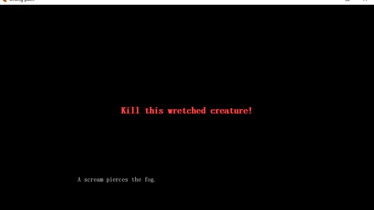 Wrong path Screenshot 1
