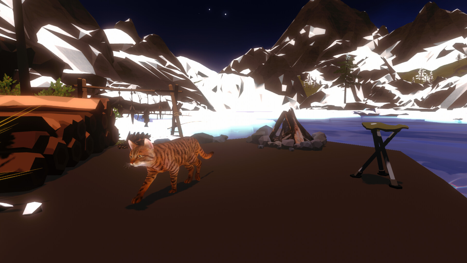 たき火と猫 Screenshot 5