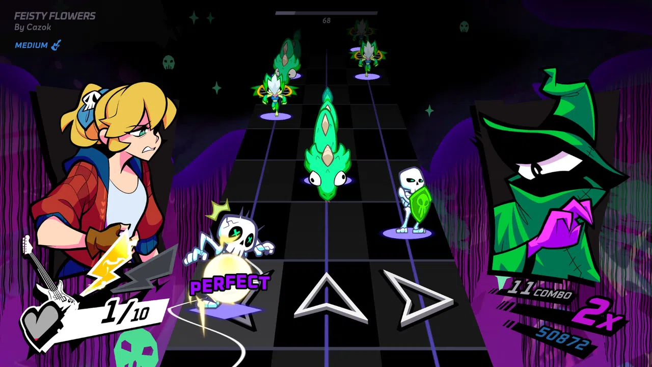 Rift of the NecroDancer: Everhood - "Feisty Flowers" Screenshot 1