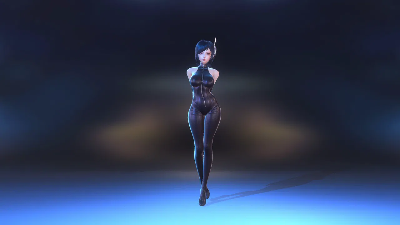 Angel Legion-DLC Tight Leather (Black) Screenshot 2