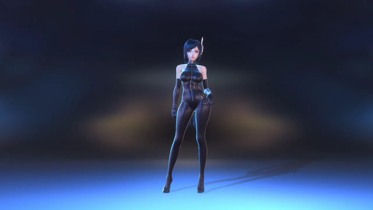 Angel Legion-DLC Tight Leather (Black) Screenshot 0