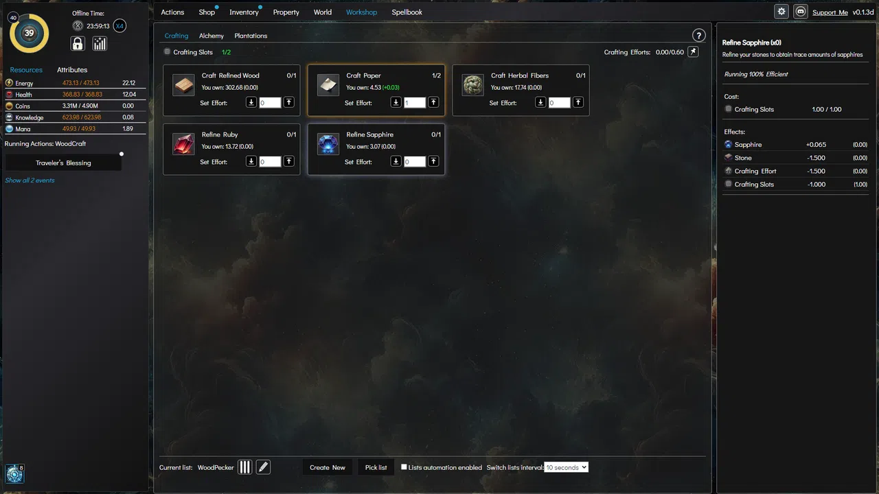 Idle Awakening: Mages Path Demo Screenshot 1