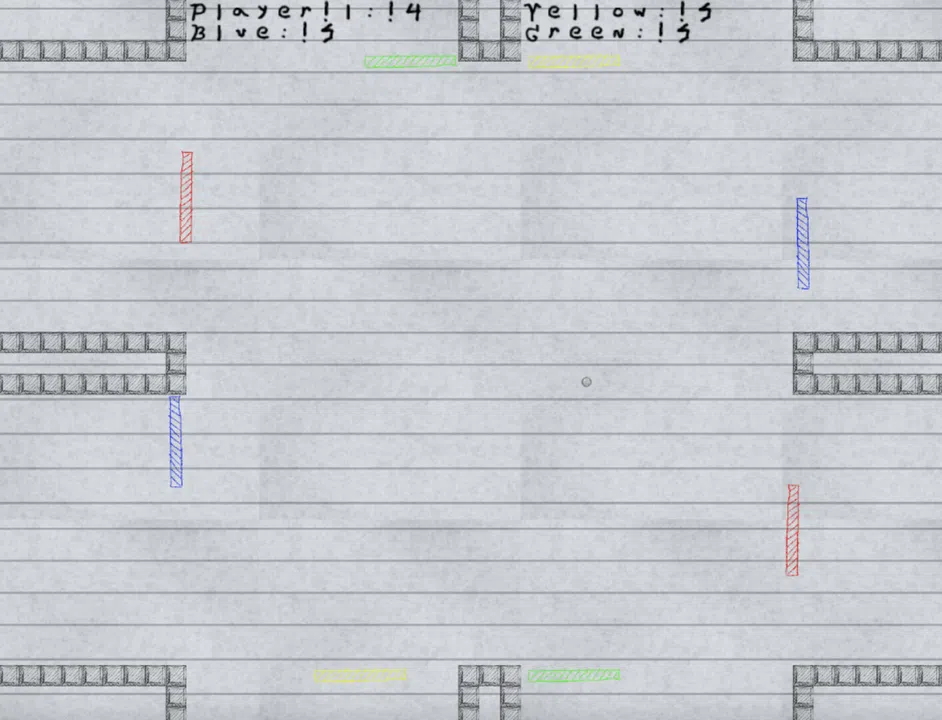 The Paper Arcade: Pong Screenshot 3