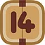 Level 14 icon