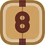 Level 8 icon
