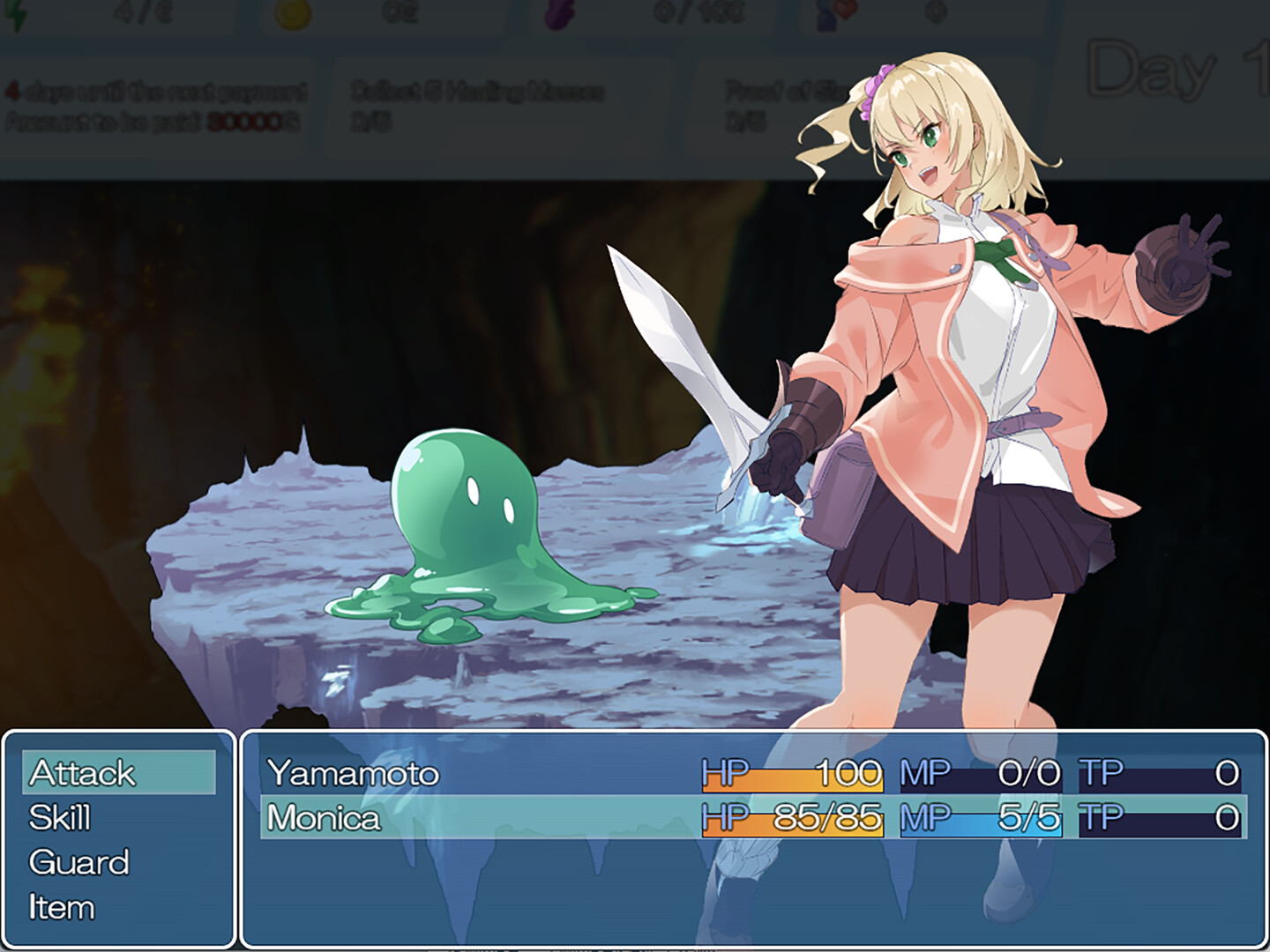 Dungeon with Girl Screenshot 4