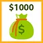 Financial Milestone: $1000 icon