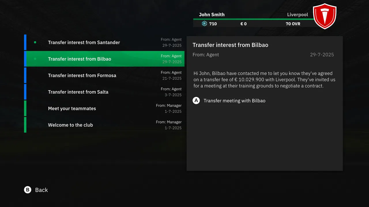 Club Legend Screenshot 3