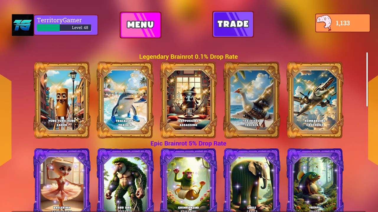 Italian Brainrot TCG Screenshot 1