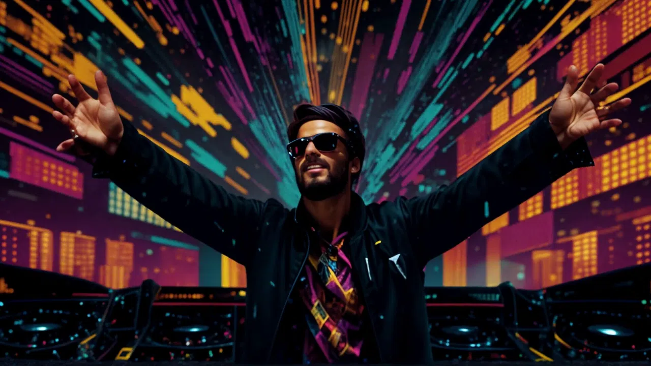 AI-VJ - DJ 4 Visuals Screenshot 1