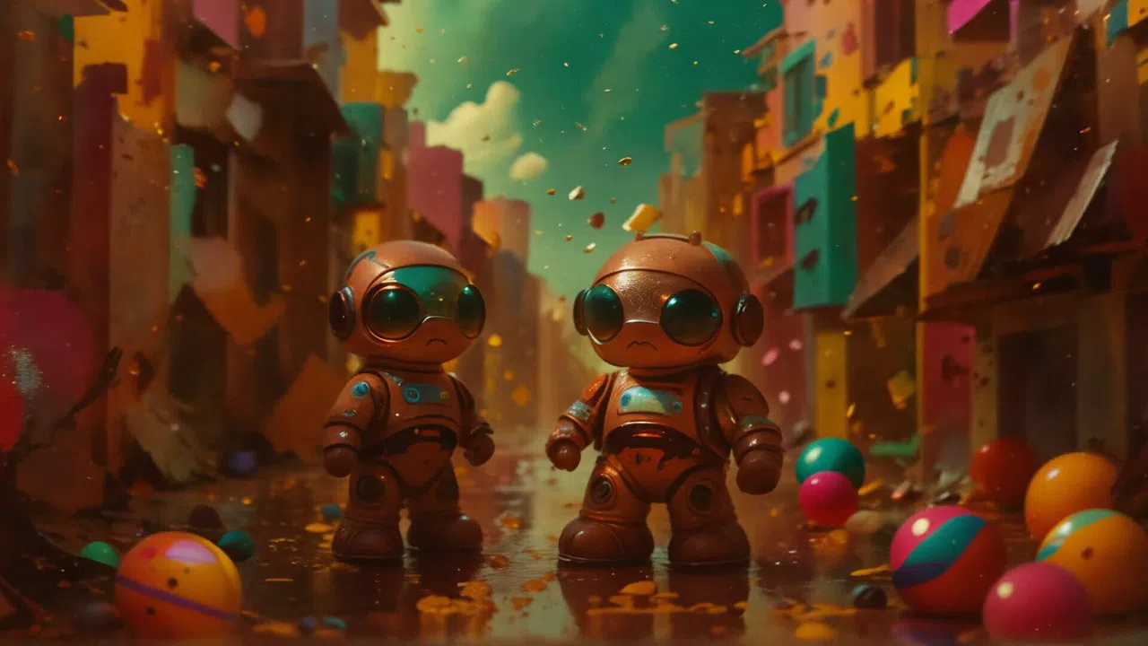 AI-VJ - Robots 2 Visuals Screenshot 7