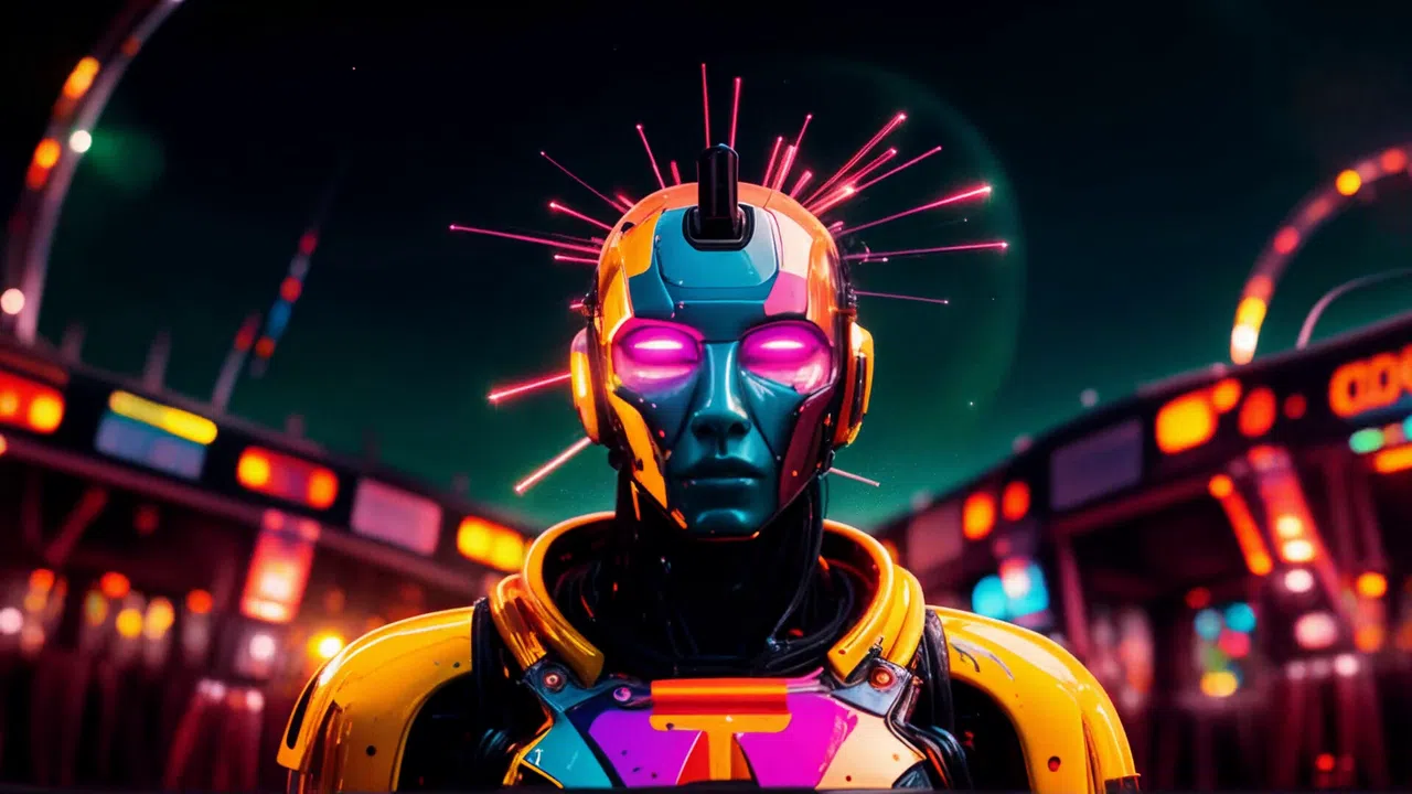AI-VJ - Robots 2 Visuals Screenshot 6