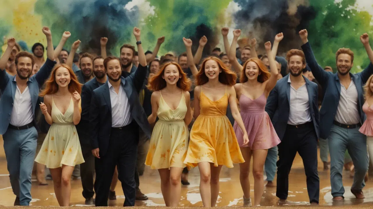AI-VJ - Dancing Crowds Visuals Screenshot 4